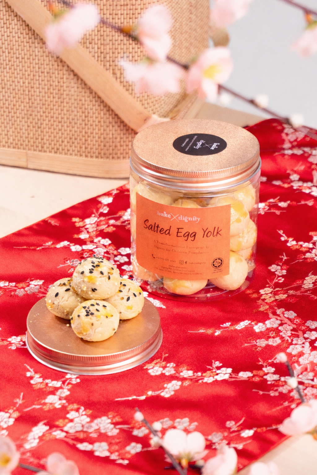 Salted Egg Yolk Cookies