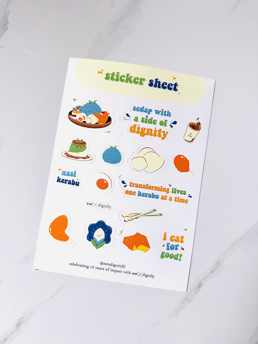 eat X dignity Tumbler (with free sticker!)