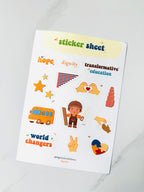 eat X dignity Stickers