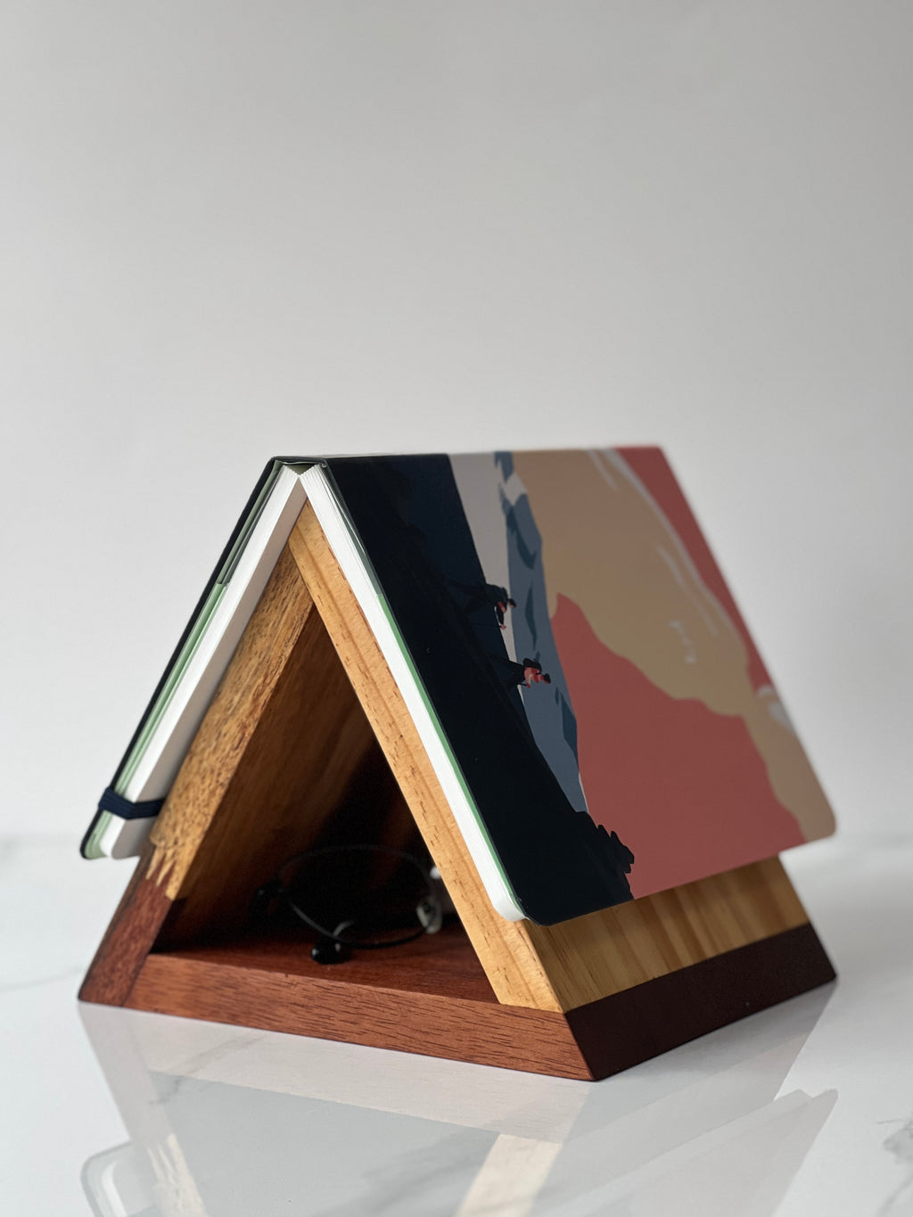 Wooden Book Stand