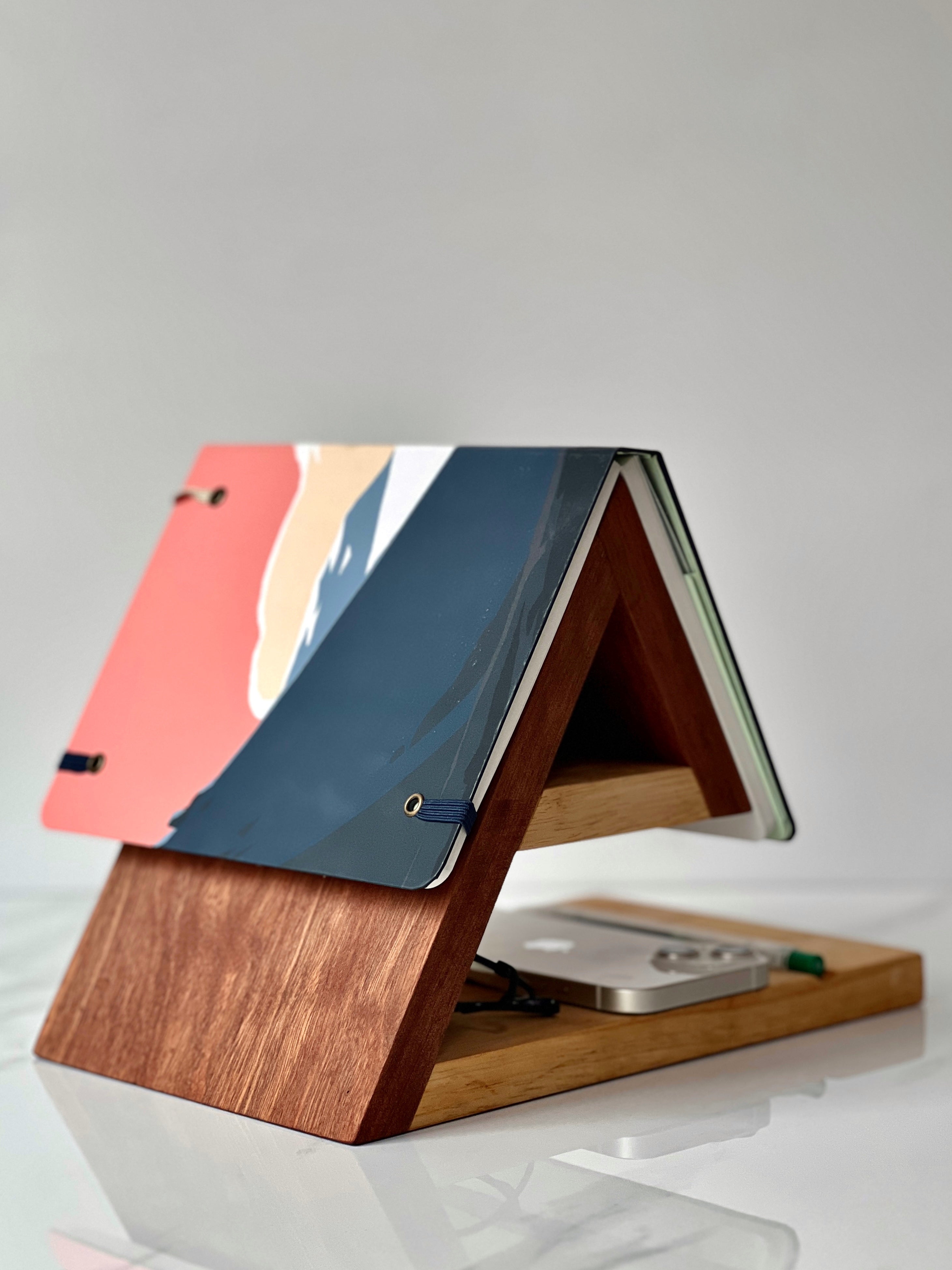 Wooden Book Stand