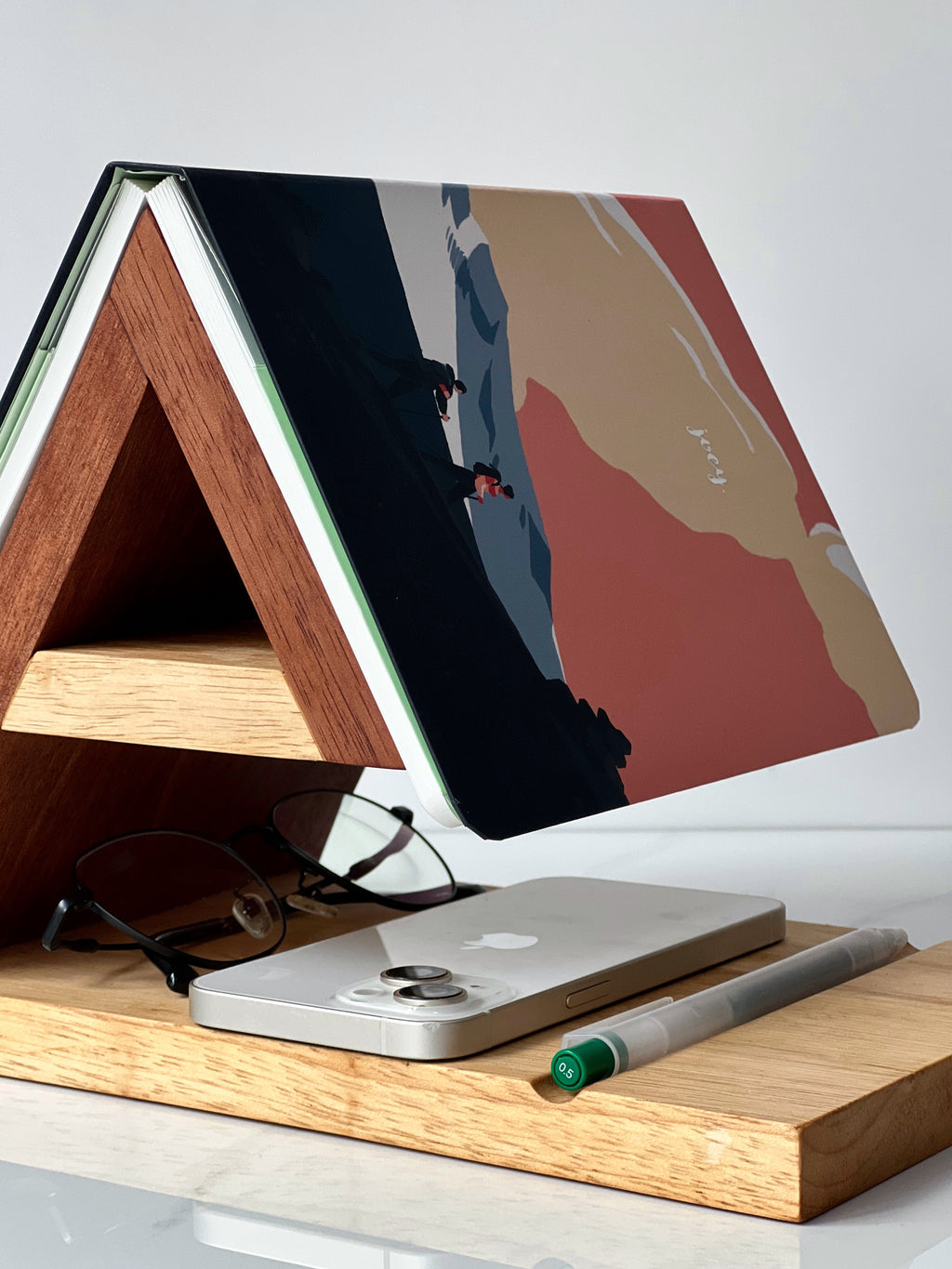 Wooden Book Stand