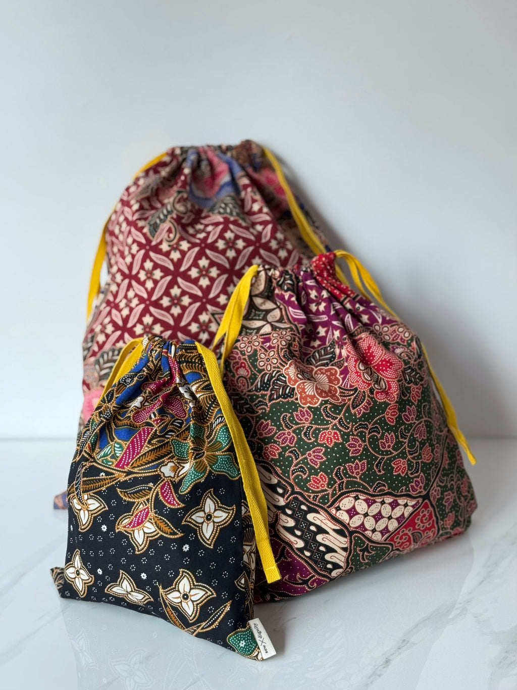 Batik Keepsake Pouches (Set of 3)