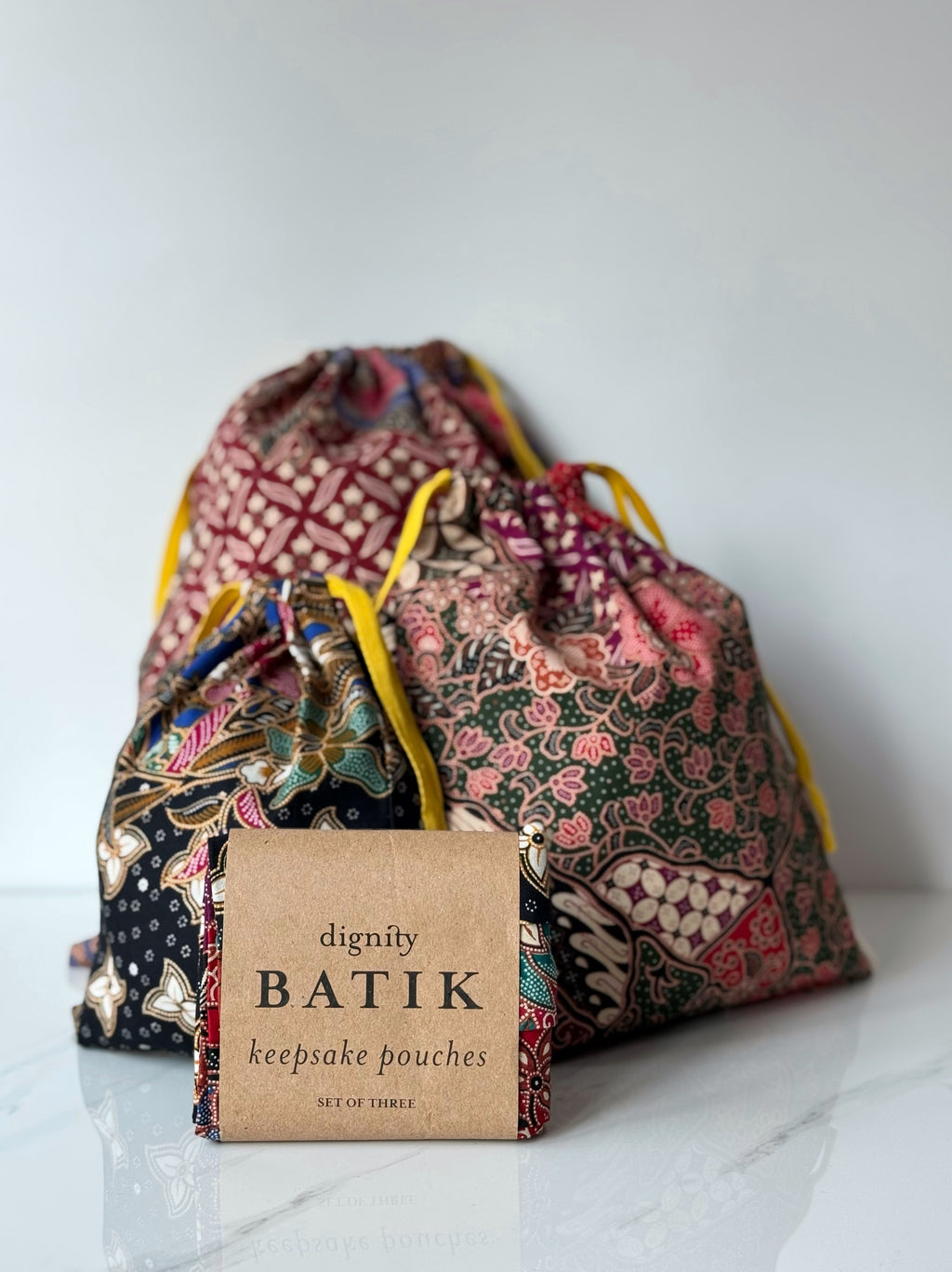 Batik Keepsake Pouches (Set of 3)