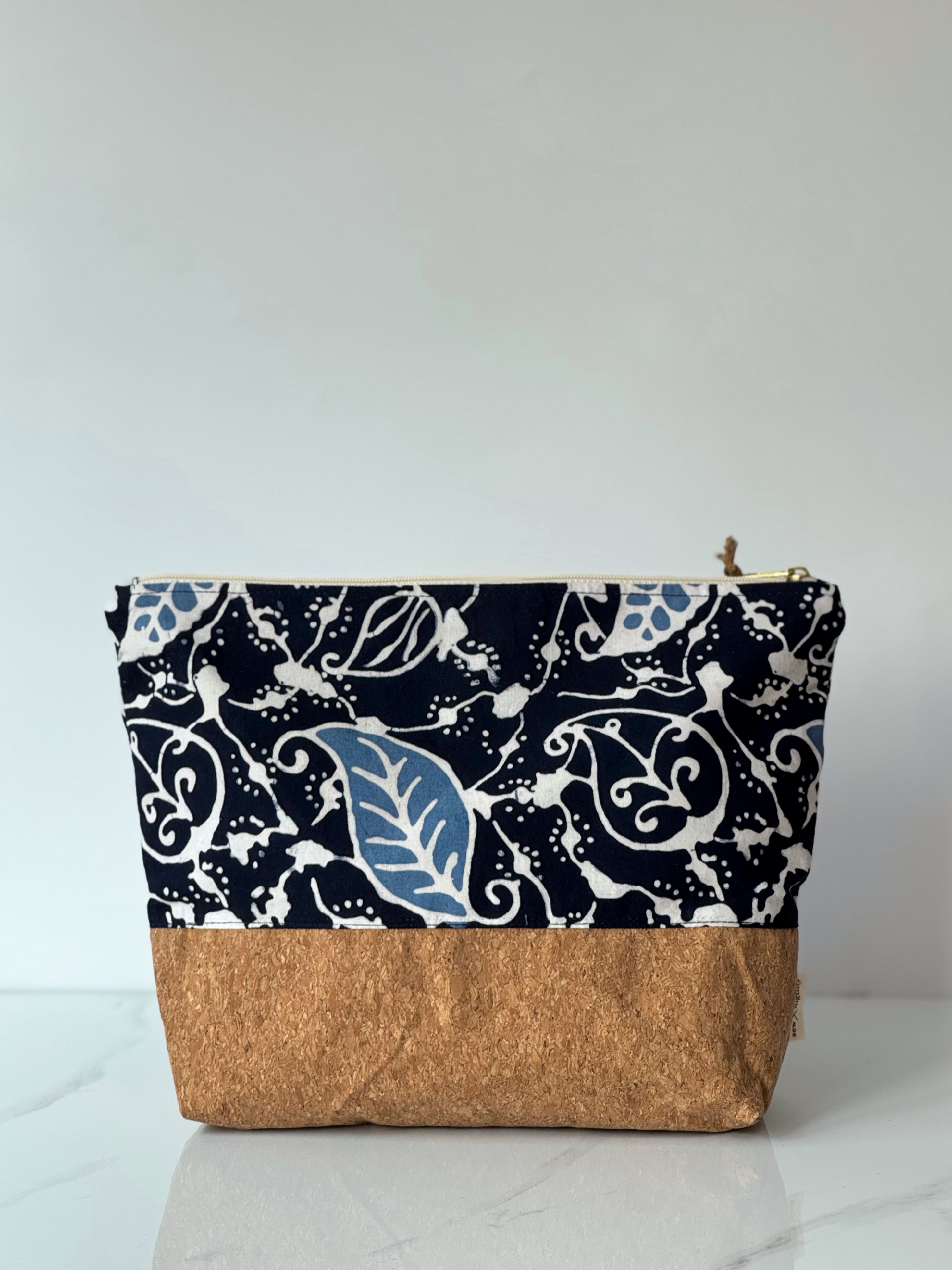Batik Cork Pouch