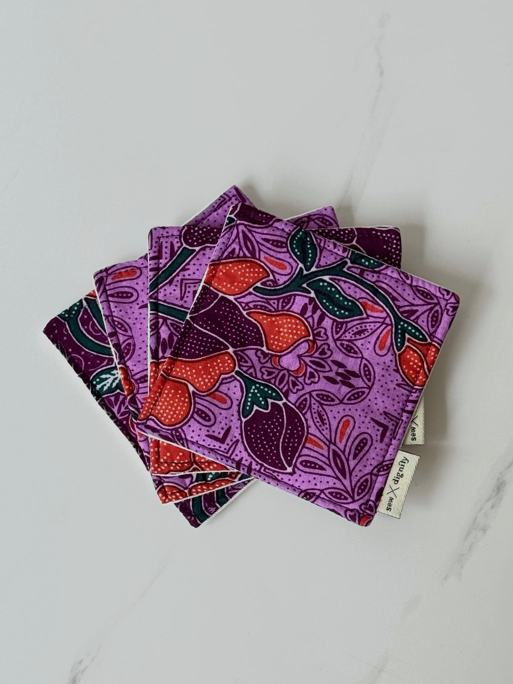 Batik Coasters (Set of 4)