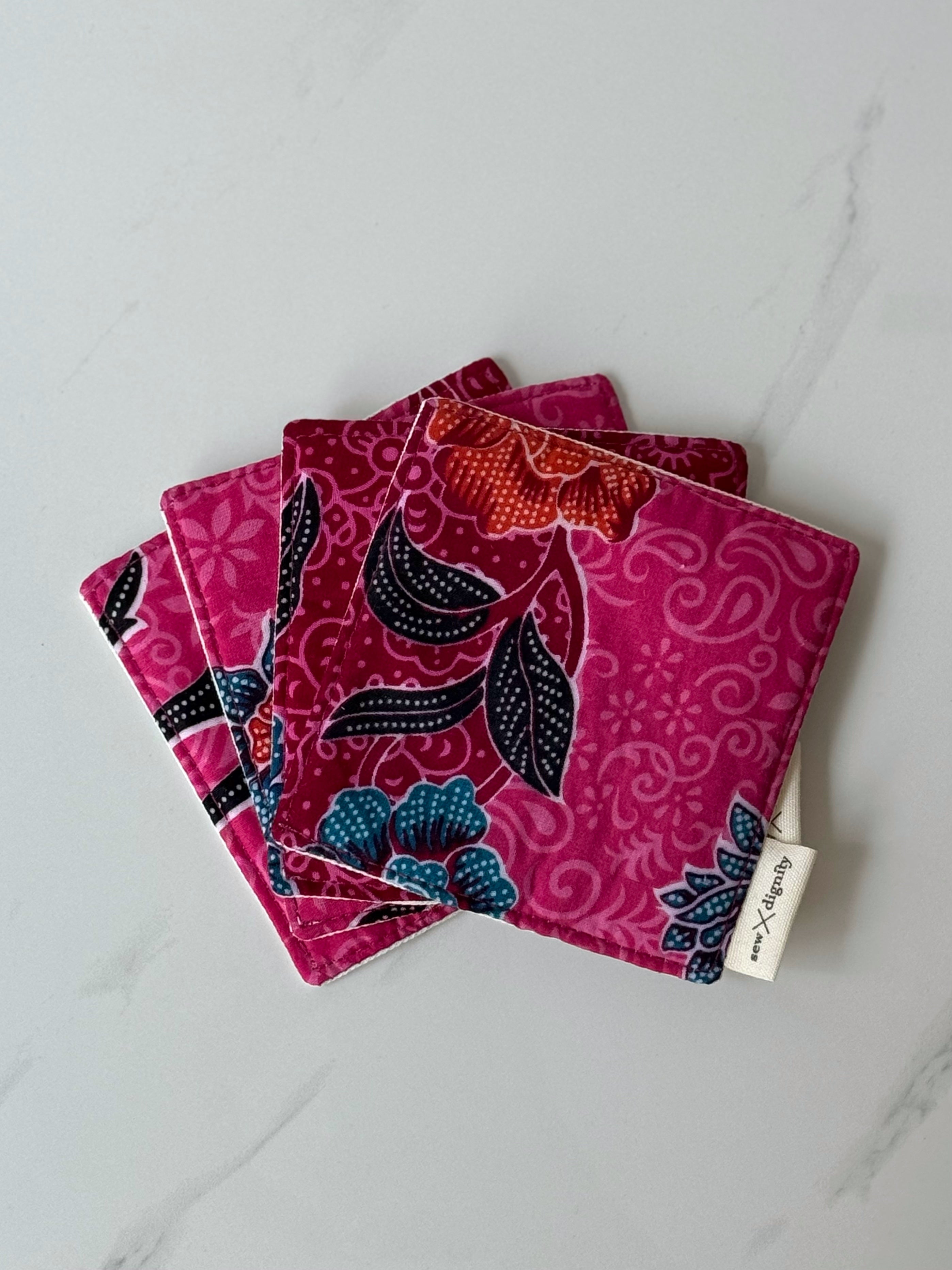 Batik Coasters (Set of 4)