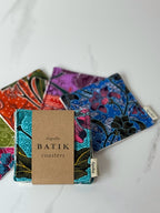 Batik Coasters (Set of 4)