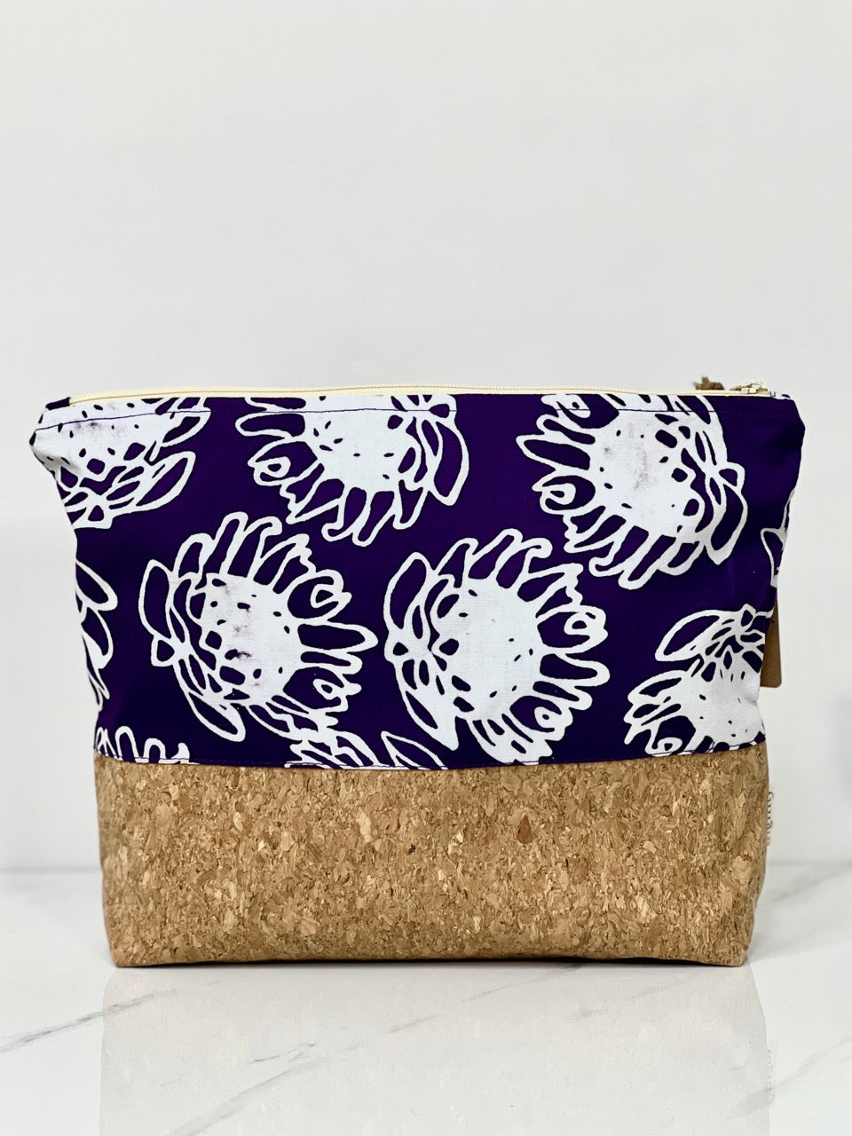 Batik Cork Pouch