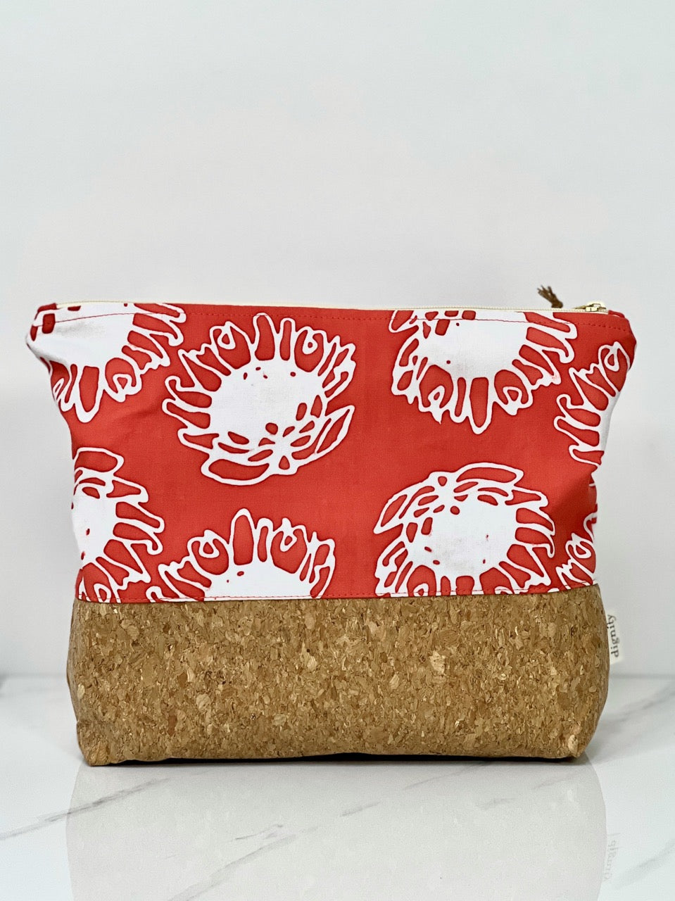 Batik Cork Pouch