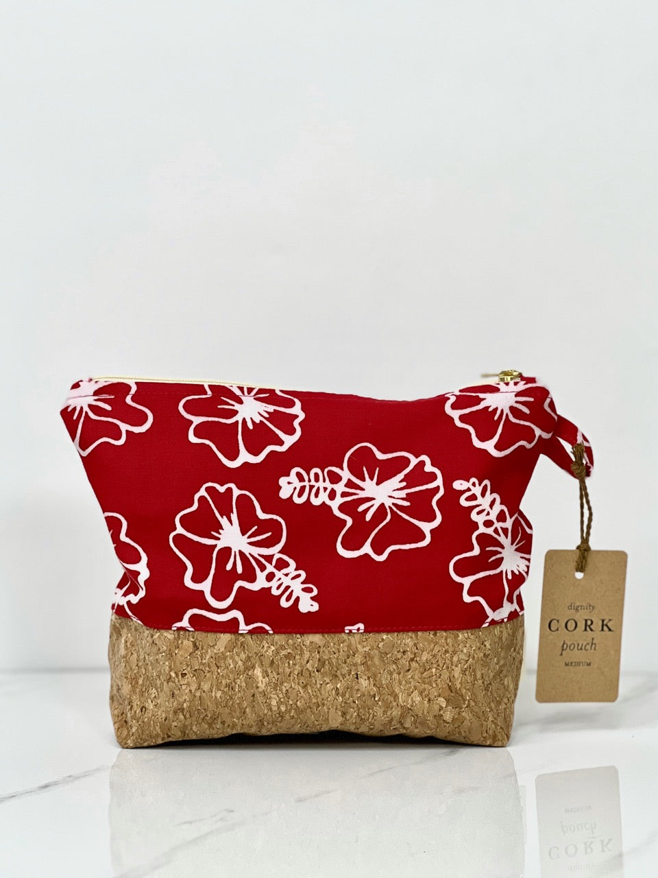 Batik Cork Pouch