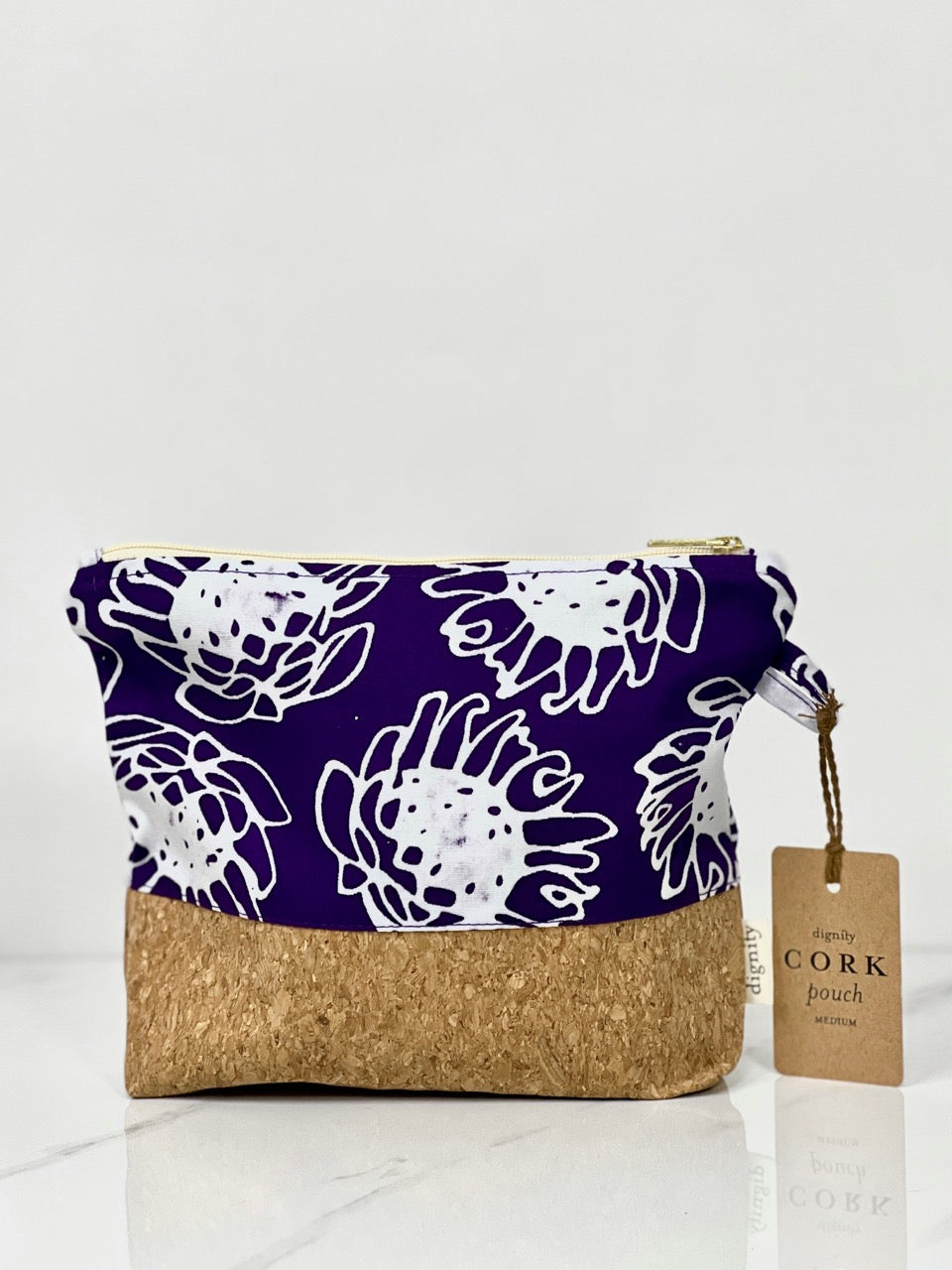 Batik Cork Pouch
