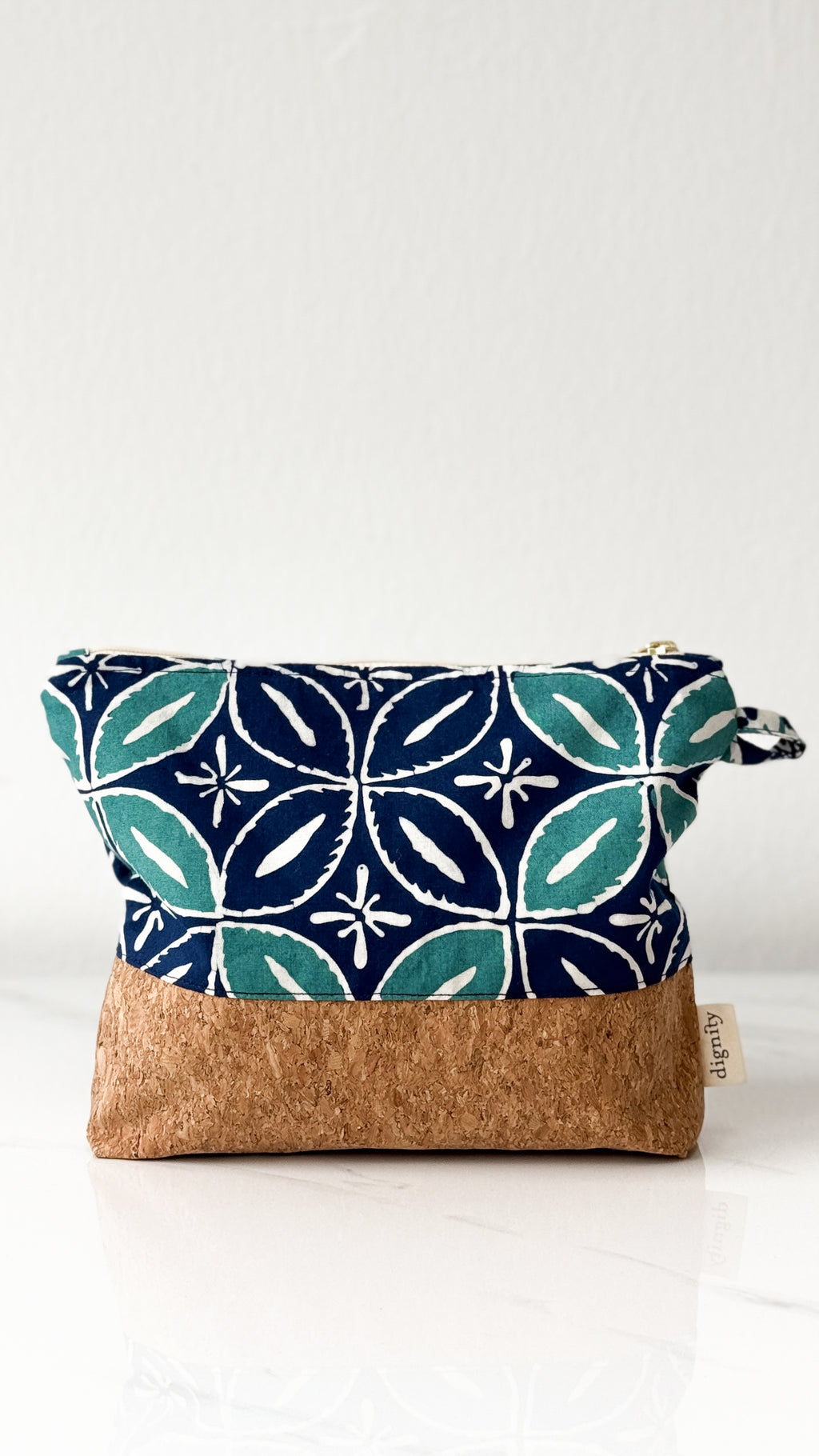 Batik Cork Pouch