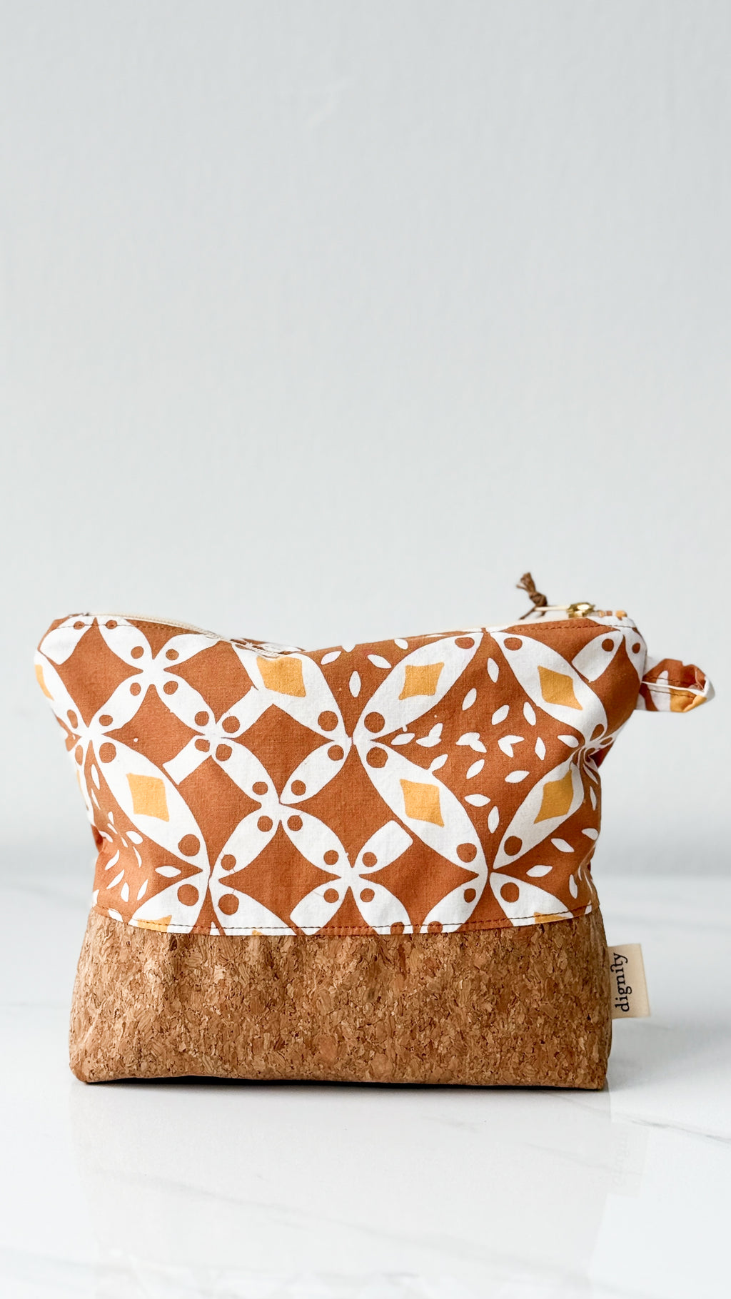 Batik Cork Pouch