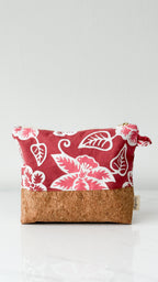 Batik Cork Pouch