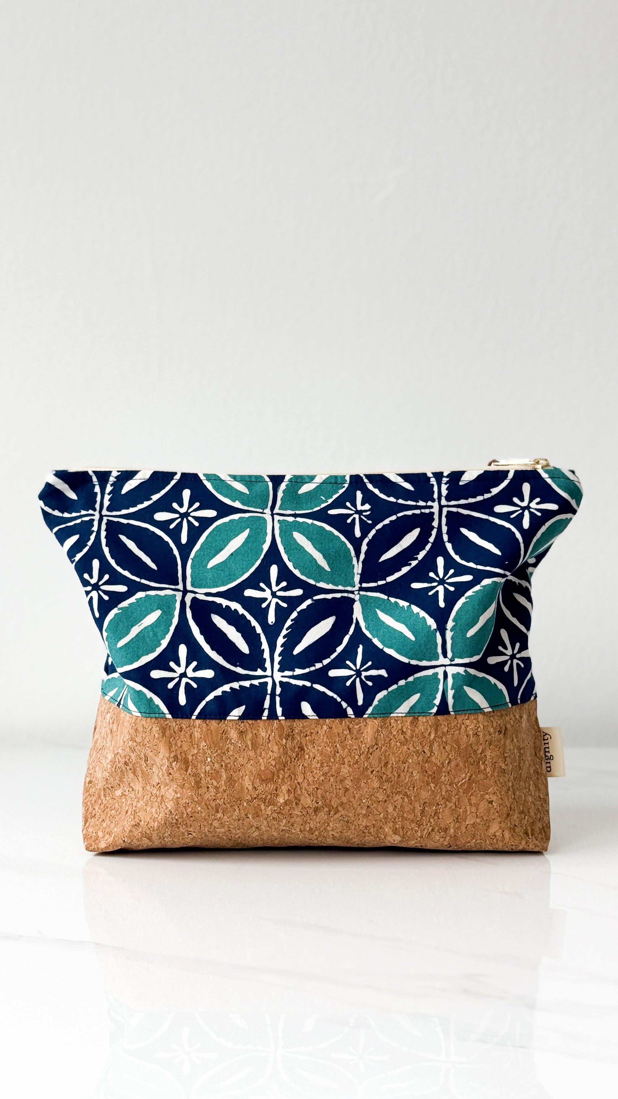 Batik Cork Pouch