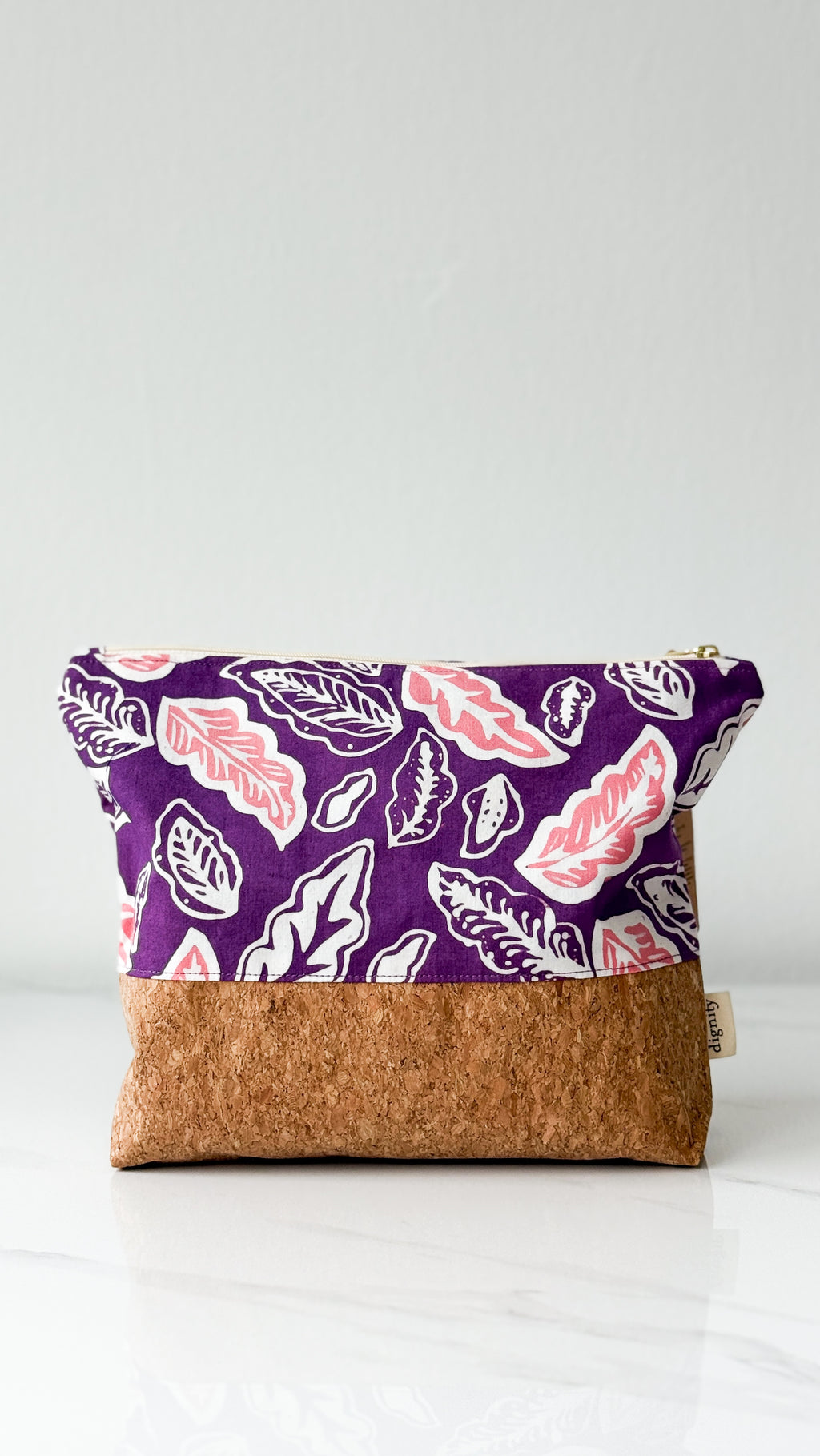 Batik Cork Pouch