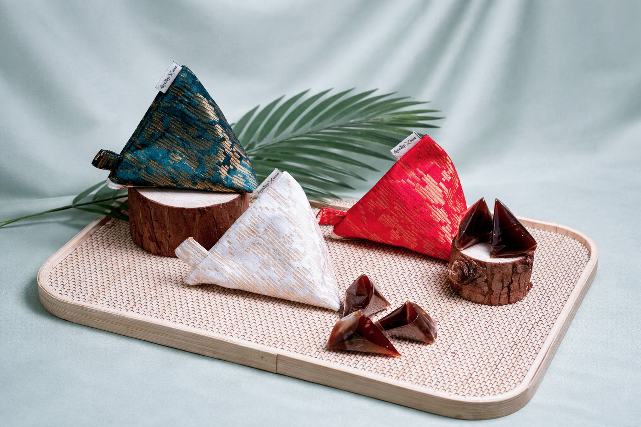 Songket Triangle Pouch